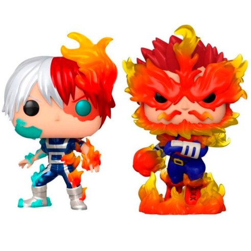 Funko POP! My Hero Academia Endeavor e Todoroki (2 Pack) 9 cm