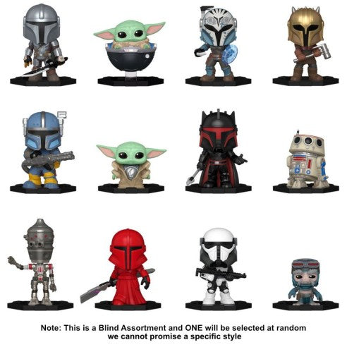 Funko Mini Figures The Mandalorian Star Wars serie 2 Blind boxes - 5 cm