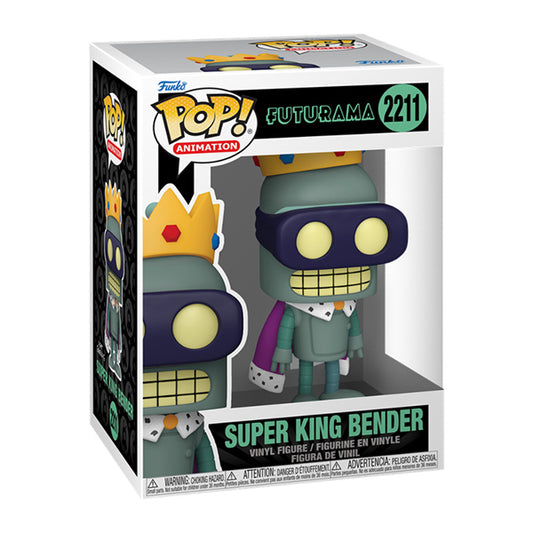 Funko POP! Futurama S5: Super King Bender (2211) 9 CM