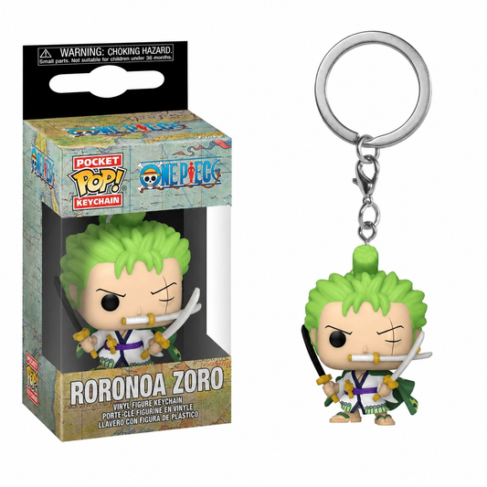 Funko POP! Keychain: One Piece - Roronoa Zoro 4 cm