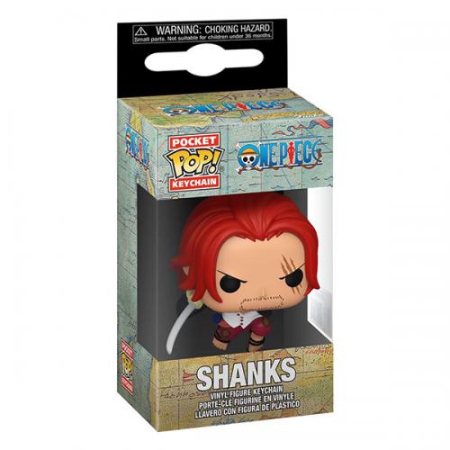 Funko POP! Keychain: One Piece - Shanks 4 cm