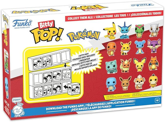 Funko Bitty Pop! Pokemon Pack da 4 - 2,5 cm (Charmander, Jolteon, Lapras, Rattata)