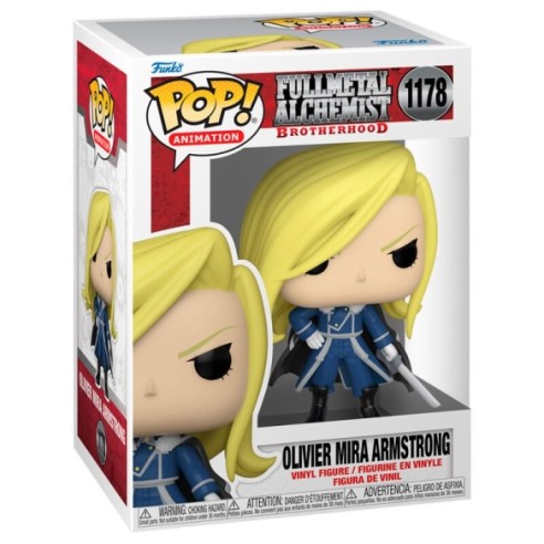 Funko POP! Full Metal Alchemist Brotherhood - Olivier Armostrong (1178) 9 cm