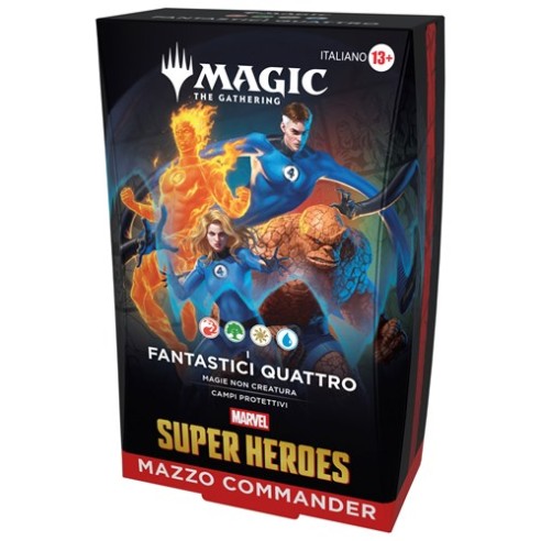 Mazzo Commander di Magic: The Gathering - Marvel Super Heroes - I Fantastici Quattro (ITA)