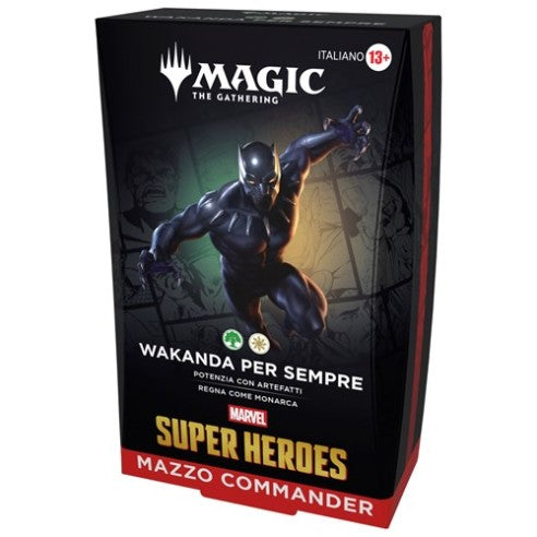 Mazzo Commander di Magic: The Gathering - Marvel Super Heroes - Wakanda per Sempre (ITA)
