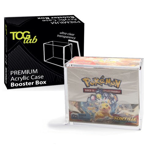 TcgLab - Premium Case Protettivo per Booster Box Magnetico in Plexiglass