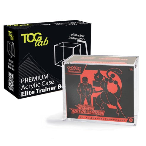 TcgLab - Premium Case Protettivo per ETB Magnetico in Plexiglass
